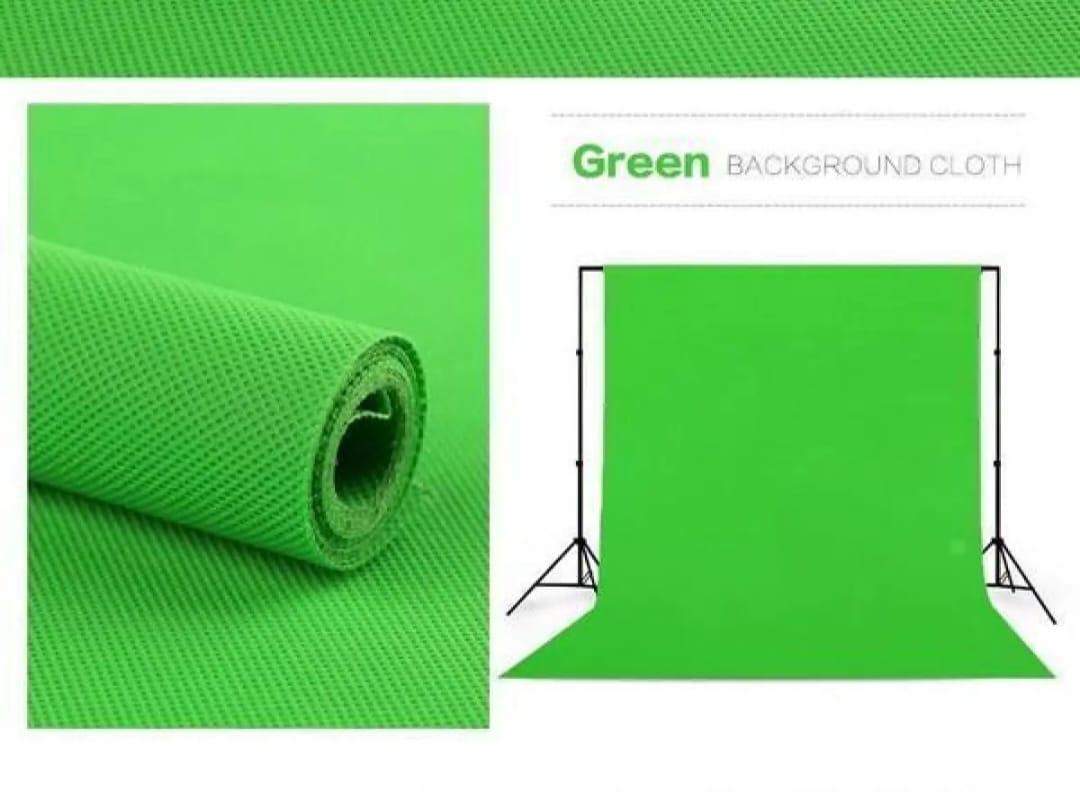 5×8ft Green Screen Chroma Key,Green Screen For Studio,Green Backdrop,Green Background Cloth,Video Photo Background Green